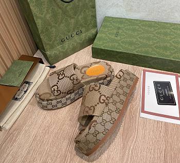 Gucci Angelina Platform Sandals 5cm 6987