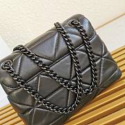 Prada Shoulder Bag 27 Black Lambskin - 6