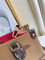 LV M45653 ONTHEGO PM Brown Reverse Monogram Leather 25cm - 6