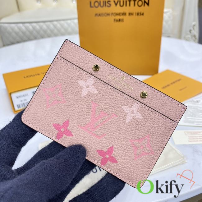 Louis Vuitton Card Holder Monogram Pink - 1