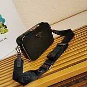 Prada Shoulder Bag 18 Black Saffiano 8848 - 2