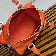 Prada Re-Edition Orange 20 Nylon Boston Portuton 1BB846 - 5