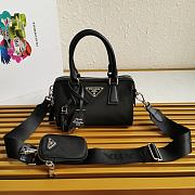 Prada Re-Edition Black 20 Nylon Boston Portuton 1BB846 - 1