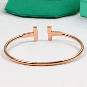 Okify Tiffany T Diamond Wire Bracelet in 18k  - 2
