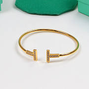 Okify Tiffany T Diamond Wire Bracelet in 18k  - 5