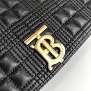 Burberry Small Quilted Lambskin Black 8887 - 2