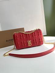 Burberry Small Quilted Lambskin Red 8890 - 1