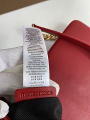 Burberry Small Quilted Lambskin Red 8890 - 4