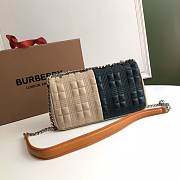 Burberry Small Quilted Lambskin Red & Tan 8891 - 2