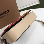Burberry Small Quilted Lambskin Red & Tan 8891 - 3