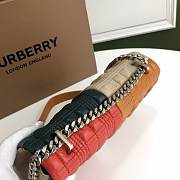 Burberry Small Quilted Lambskin Red & Tan 8891 - 5