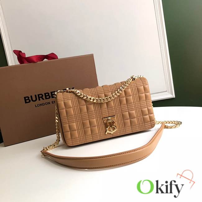 Burberry Small Quilted Lambskin Tan 8892 - 1