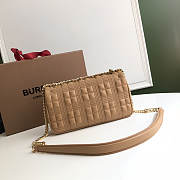 Burberry Small Quilted Lambskin Tan 8892 - 4