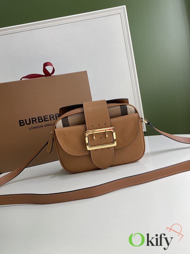 Burberry The Buckle 21 Brown Bag - 1