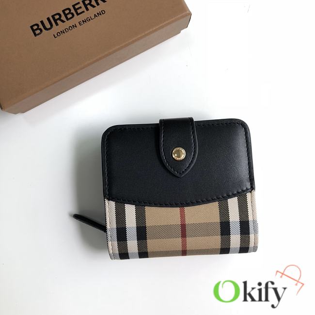 Burberry Vintage Wallet Black 8899 - 1