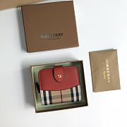 Burberry Vintage Wallet Red 8900 - 6