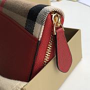 Burberry Vintage Long Wallet Red 8902 - 3