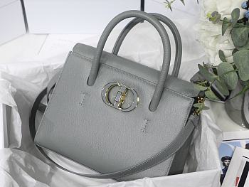Dior Honore tote gray bag calfskin 8907