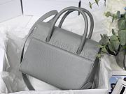 Dior Honore tote gray bag calfskin 8907 - 5