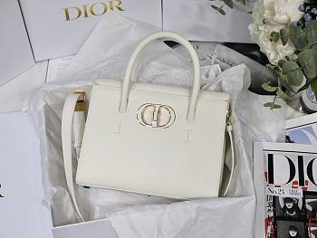 Dior Honore tote white bag calfskin 8908