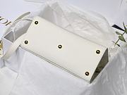 Dior Honore tote white bag calfskin 8908 - 6