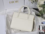 Dior Honore tote white bag calfskin 8908 - 3