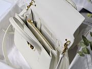 Dior Honore tote white bag calfskin 8908 - 2