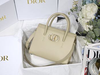 Dior Honore tote beige bag calfskin 8909