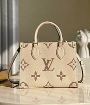 LV M45654 ONTHEGO PM Bicolor Monogram Empreinte Leather 25cm - 1