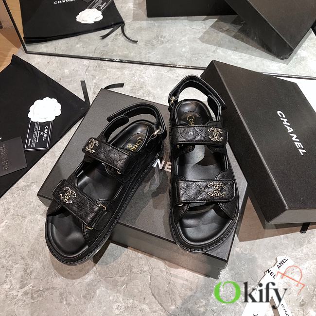 Chanel Sandal Black 8945 - 1