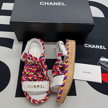Chanel multicolor sandals 6838