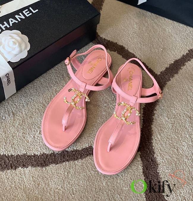 Chanel Sandal Pink 8948 - 1