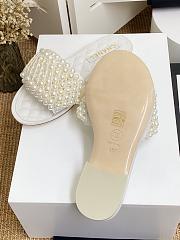 Chanel Slide Pearl White Lambskin 8952 - 5