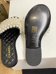 Chanel Slide Pearl Black Lambskin 8953 - 6