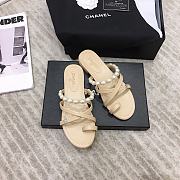 Chanel Slipper Beige 8955 - 1