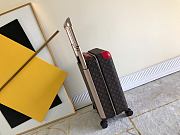Louis Vuitton HORIZON 55 Luggage Monogram Brown/Red - 5