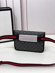 Gucci Belt Bag 24 Gray Ophidia 8991 - 3