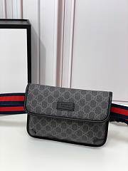 Gucci Belt Bag 24 Gray Ophidia 8991 - 4