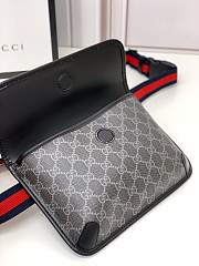 Gucci Belt Bag 24 Gray Ophidia 8991 - 5