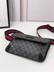 Gucci Belt Bag 24 Gray Ophidia 8991 - 6