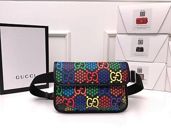 Gucci Belt Bag 24 Multicolor GG Black 8992