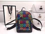 Gucci Backpack 29 GG Multicolor Black  - 1