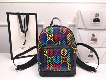 Gucci Backpack 29 GG Multicolor Black 
