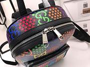 Gucci Backpack 29 GG Multicolor Black  - 3