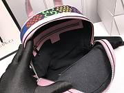 Gucci Backpack 29 GG Multicolor Pink - 5