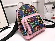 Gucci Backpack 29 GG Multicolor Pink - 6