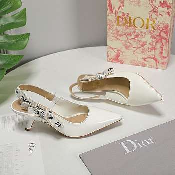 Dior J'Adior Heels Shiny White 9017