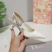 Dior J'Adior Heels Shiny White 9017 - 4