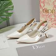 Dior J'Adior Heels Shiny White 9017 - 6