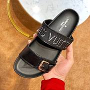 Louis Vuitton Sandals Slide Black - 1